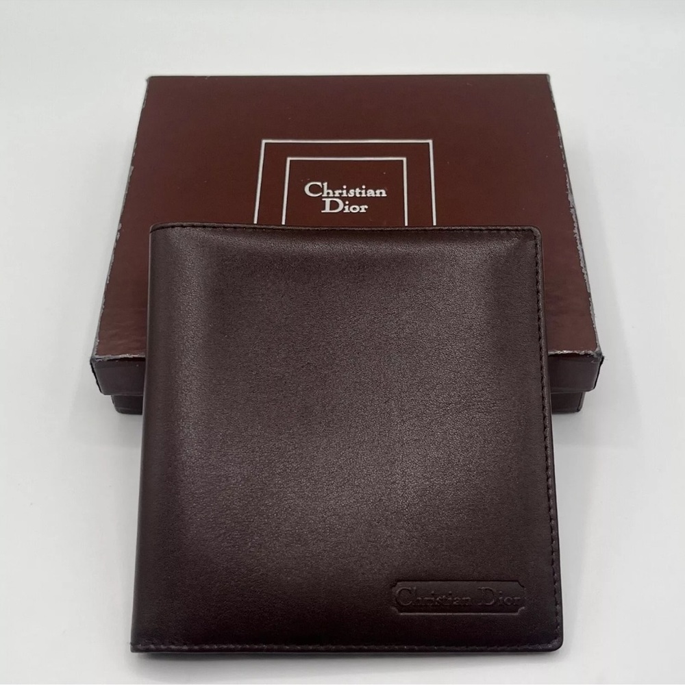 Christian Dior Wallet brown leather